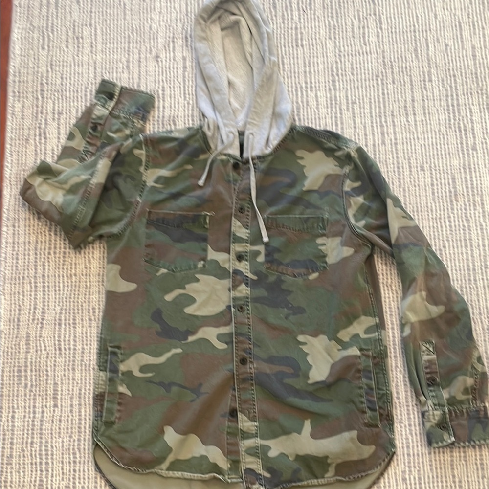 Pacsum Camouflage Hooded Jacket/Shirt
